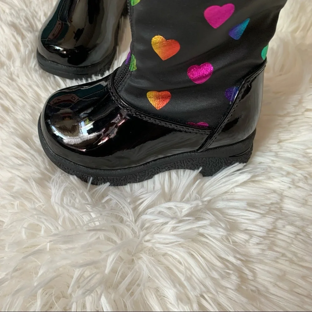 Khombu toddler girl sweetheart‎ winter boots size 6